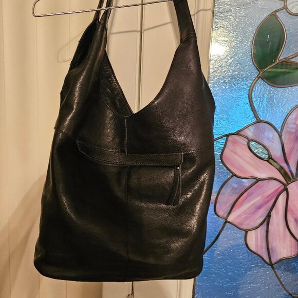 Latico Black Leather Hobo Bag - Picture 4 of 12